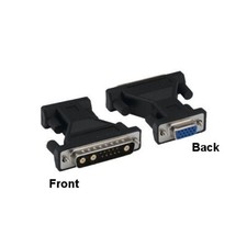 [10X] DB13W3 Male to HD15 Female Adapter Molded Shielded for Sun System to VGA picture
