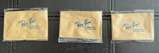 Three (3X) Surplus Genuine Classic Vintage Ray-Ban USA Lens Cleaning Cloths  picture