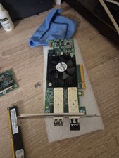 Dell 0F3VJ6 Emulex LPE16002 16GB HBA Fibre Card w/ 2x AVAGO AFBR-57F5MZ-Elx picture