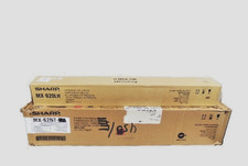 Set of 2: Sharp Toner Cartridge MX-62NT-BA Black & Pressure Roller Kit MX-620LH picture