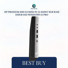 HP ProDesk 400 G4 Mini PC i5-8500T 8GB RAM 256GB SSD Windows 11 Pro picture