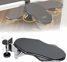Computer Arm Rest for Desk, 180° Swivel and 90° Foldable, Black picture