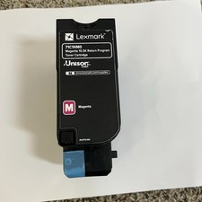Open Box Lexmark 74C1HM0 Magenta Toner Cartridge picture