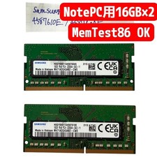 SAMSUNG DDR4-3200 32GB (16GBx2) SO-DIMM Laptop Memory Tested picture
