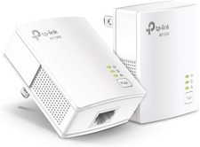 TP-Link AV1000 Powerline Ethernet Adapter KIT Gigabit Port Plug Play TL-PA7017 picture