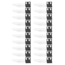 20Pcs LED Luminous Diode Lamp Holder 2‑Hole 2‑Color 3‑Pin Common Anode Light picture