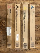 GENUINE Ricoh SP-C820DN Complete Toner Set C820DNHA Black, Yellow, Magenta, Cyan picture