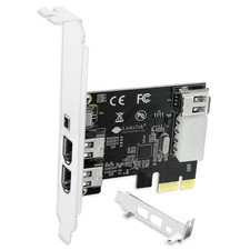 LinksTek 4-Ports 1394A PCIE FireWire 400 Expansion Card for Matte Black picture