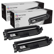 LD 2PK Replacement HP 30X CF230X HY Black Toner Cartridge LaserJet M203 MFP M227 picture