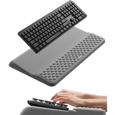 2-in-1 Ergonomic Keyboard Riser & Wrist Rest - Pain Relief Cushion for Comfort picture