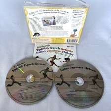 KidSpeak Spanish French German Italian Japanese Hebrew CD Rom Language Learning picture