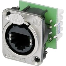 Neutrik NE8FDV-YK RJ45 EtherCon® D Series Data Connector Straight Po Outlet picture