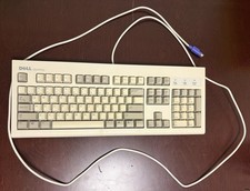Vintage Dell Quietkey PS/2 Mechanical Keyboard Model RT7D5JTW Dell picture