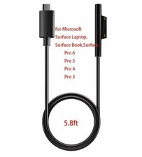 Surface Pro 6543 Connect To USB C Charging Cable & USBC PD Charger For Microsoft picture