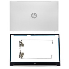 New For HP Pavilion 15-EH 15-EG 15-EG0025NR LCD Back Cover/ Bezel /Hinges Sliver picture
