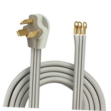 SRDT Dryer Cord 10 Feet, NEMA 10-30P to 3-Wire 10 FT, 3 Prong picture