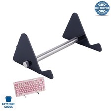 Acrylic Keyboard Display Stand - Portable, Black, 1-Tier picture