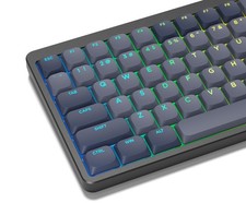 Low Profile PBT Shine Through Keycaps Set For Cherry MX Gray Keycaps New picture