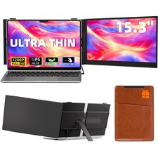 Laptop Screen Extender Monitor, 15.3 16:10 100% sRGB Portable Travel Monitor picture