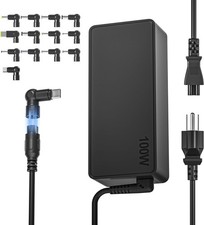 100W Universal Laptop Charger AC Adapter with 13 Tips Replacement for HP Dell picture