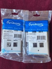 DYNACOM 10600-P6-WH Cassic 6-Port Single-Gang Wallplate -- Lot of 2pcs picture