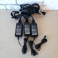 3 Polycom PSC18U-480 VOIP IP Phone AC Adapter 48V 0.38A w/Power Cord picture