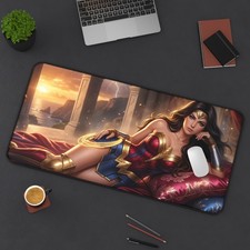 DC Comics Mouse Pad, Wonder Woman Desk Mat, Large Pad picture