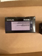 Genuine Lexmark 701HK BLACK High Yield Cartridge picture
