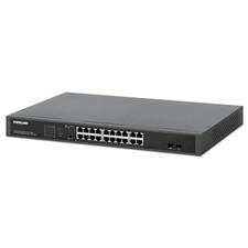 Intellinet 16 Port PoE+ Ethernet Switch with 4 RJ45 Gigabit and 2 SFP Uplink picture