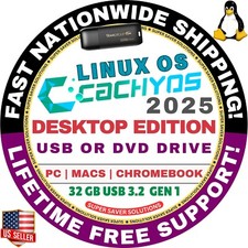 CACHY OS LINUX OS KDE PLASMA / DESKTOP EDITION / LIVE BOOT DVD USB FULL CACHYOS picture