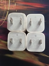 Lot of 4 - OEM Authentic Apple iPhone Cube 5W Wall Charger Adapter picture