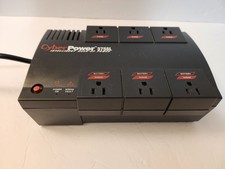 Cyber Power 375SL Emergency UPS Back Up Power 210 Watts Surge Protector picture