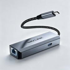 USB-C to Ethernet Adapter with 95W Power Delivery 2.5/5Gbps RJ45 Network Adapter picture