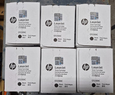 LOT OF SIX HP CF230XC Genuine/Original Black Toner for LaserJet Pro M203 M227 picture