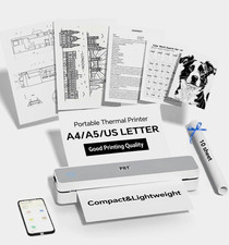 PRT Portable Thermal Mobile Printer A4/A5 USB Black & White Output picture