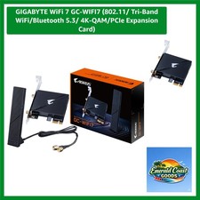 WiFi 7 GC-WIFI7 802.11/ Tri-Band WiFi/Bluetooth 5.3/ 4K-QAM/PCIe Expansion Card picture