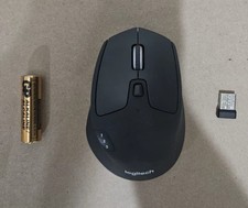 Logitech M720 Triathlon Multi-Device Wireless Bluetooth Mouse Unifying Receiver picture