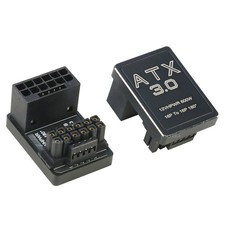 600W 12VHPWR 180 Degree Adapter for Graphic Card GPU 12+4pin (2Pack, Type-B) picture