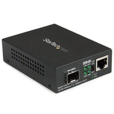 StarTech.com Multimode / Single Mode Fiber Media Converter - Open SFP Slot - 10/ picture