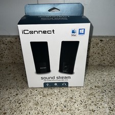Iconnect Sound Stream Speaker System Computer Speakers Mac Or PC picture