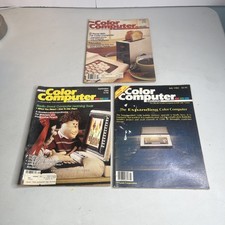 Vintage The Color Computer Magazine Lot of 3 (1983-1984) TRS-80 CoCo Tandy Retro picture