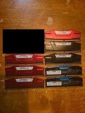 Lot of 8 sticks of DDR4 RAM 4 sticks of 8GB  and 4 sticks of 4GB picture