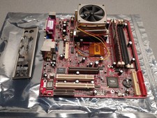 PC Chips M925ALU Socket 478, Pentium 4 1.6GHz, Heatsink, 512MB RAM w/ Backplate picture