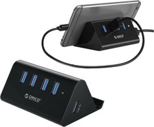Orico 4-Port USB 3.0 Hub High-Speed Data Transfer - Good Condition picture