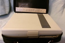 VTG AST Premium Exec 386SX/25 Laptop Portable Computer w/Case Not Tested PARTS picture