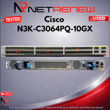 Cisco N3K-C3064PQ-10GX 48-Port 10GbE SFP+  ** Cosmetic Issues Fully Functional** picture