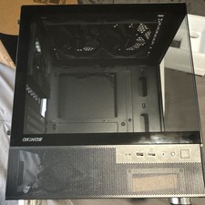 OKINOS AQUA 3 AIR Black MicroATX Mini Tower Case Tempered Glass USB-C picture