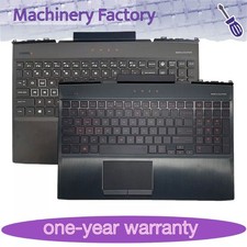 New HP Omen 15-DC 15-DC0005TX TPN-Q211 Palmrest White or Red Backlit Keyboard picture