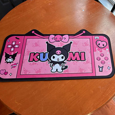 Kuromi Large/XL Anime Design Mouse Pad - Pink, Black & White picture