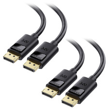 [VESA Certified] 2-Pack 32.4Gbps Displayport 1.4 Cable, 6Ft picture